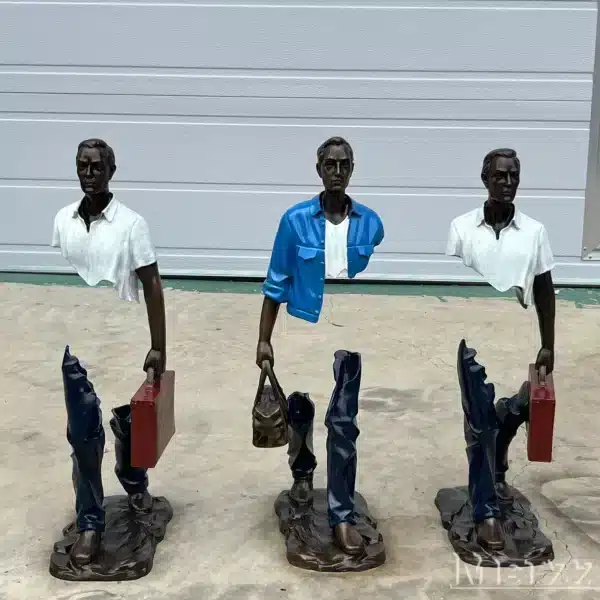 the traveler bronze statue