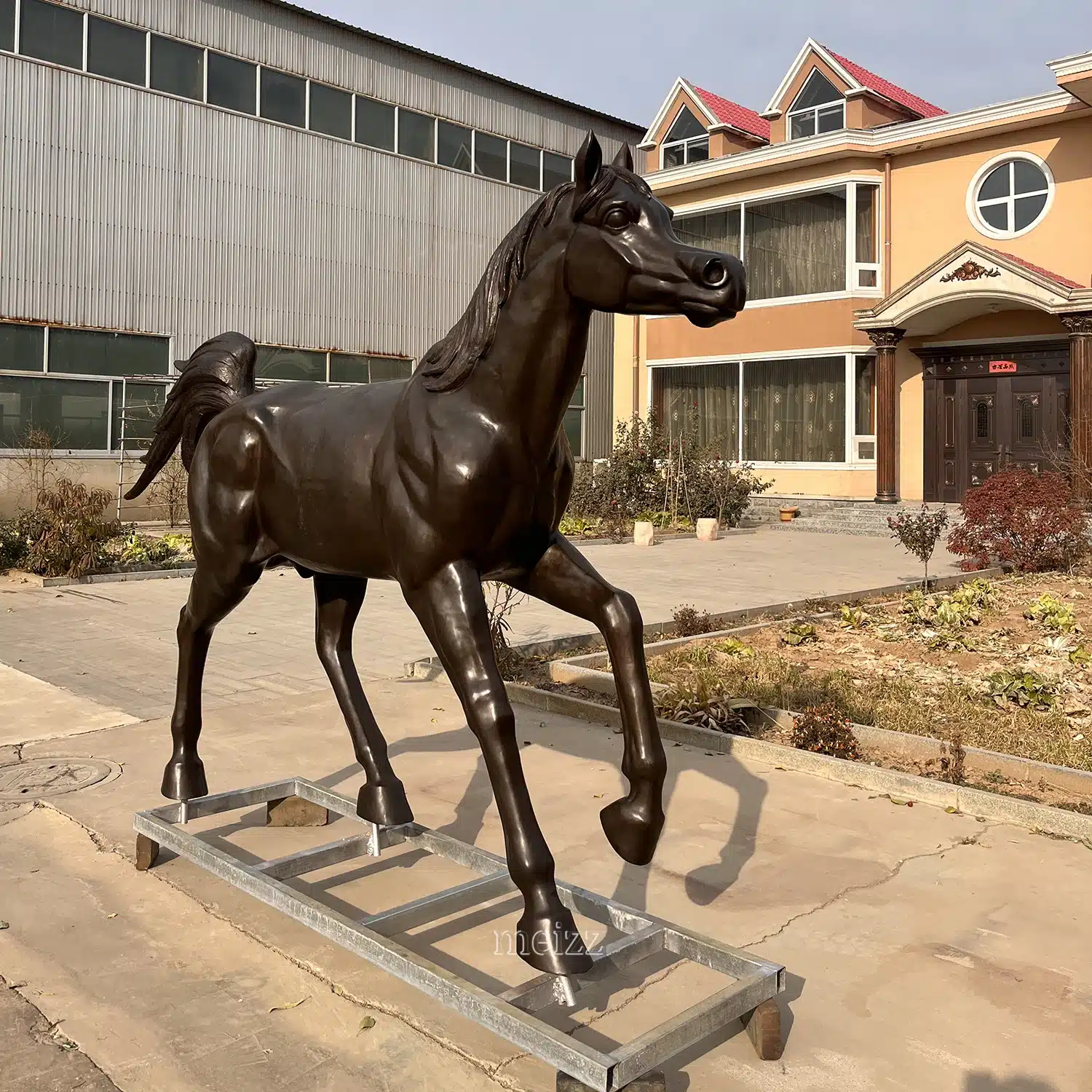 Bronze Walking Horse Sculpture (3) Bronze Walking Horse Sculpture