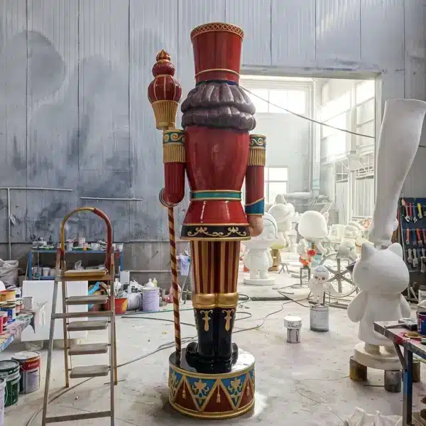 Christmas nutcracker statue