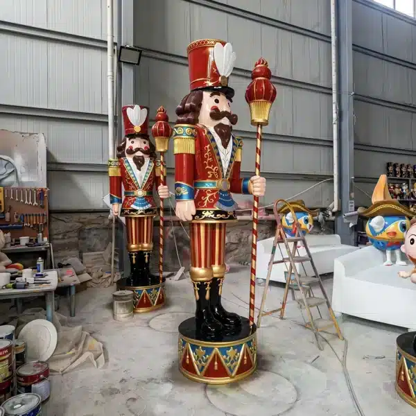 Christmas nutcracker statue