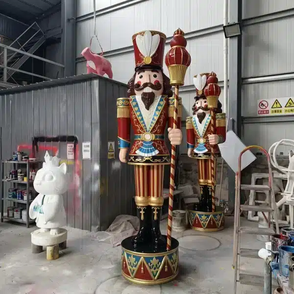 Christmas nutcracker statue