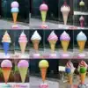Large Ice Cream Cone Statue Collection