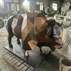 Life Size Bison Statue for Sale