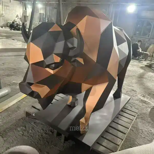 Life Size Bison Statue for Sale