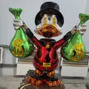 Scrooge McDuck statue