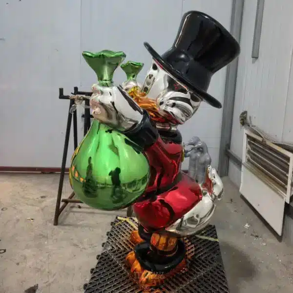 Scrooge McDuck statue