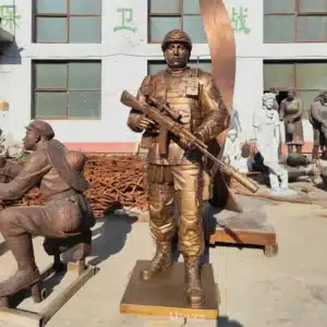 life size soldier statue