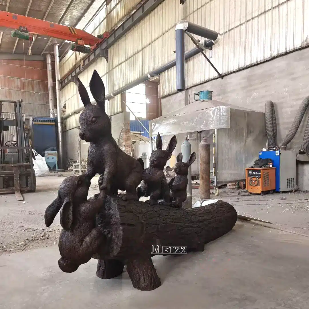 outdoor rabbit statues (2) outdoor rabbit statues