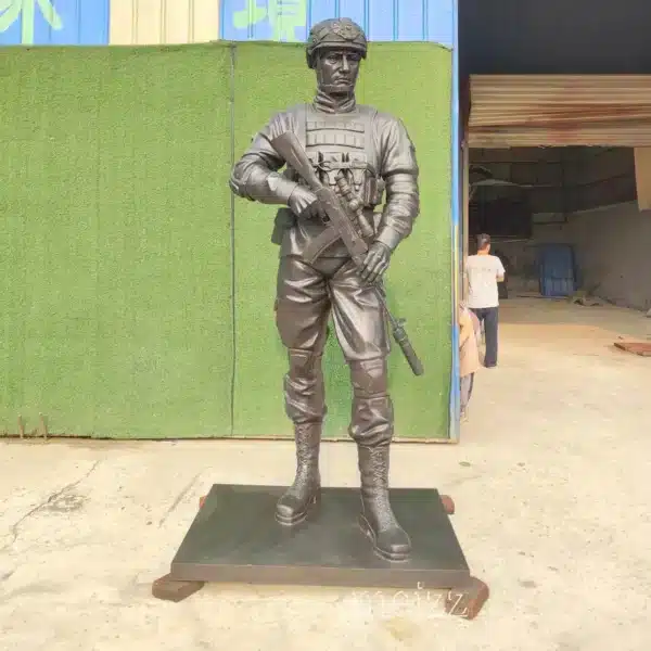 special forces statue (1) Spetsnaz bronze statue