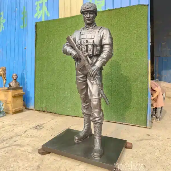 special forces statue (2) Spetsnaz bronze statue