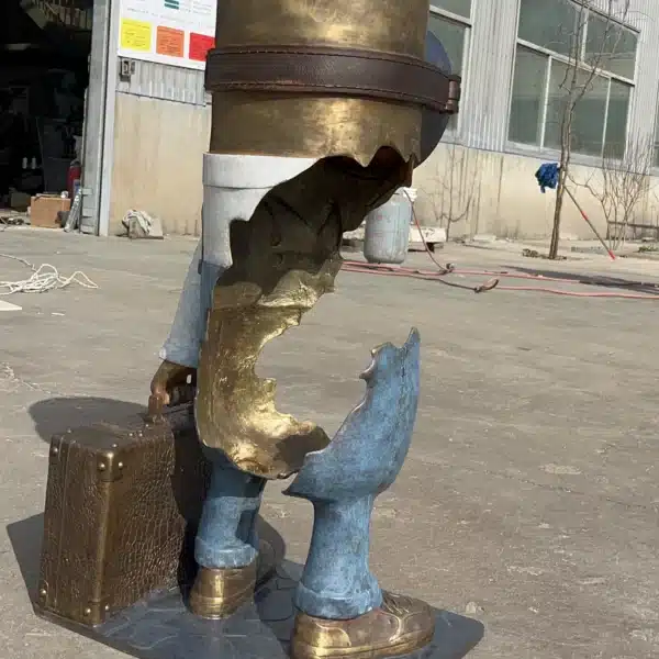Bronze Minion Traveler Sculpture