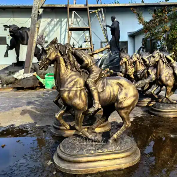 Equestrian Bronze Sculptures