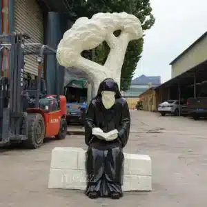 Saint Charbel statue