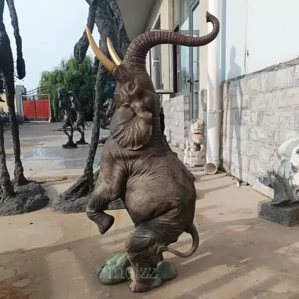 Standing Elephant Statue