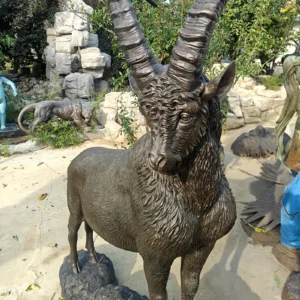 alpine ibex statue (3) alpine ibex statue