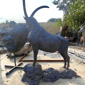 alpine ibex statue (6)