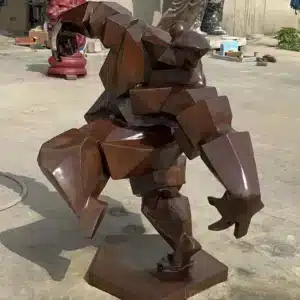 bronze warrior statue