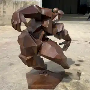 bronze warrior statue