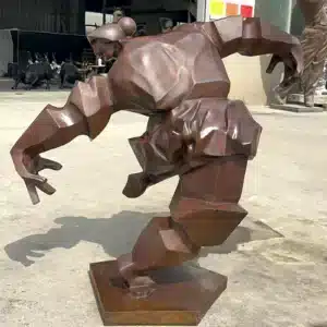 bronze warrior statue