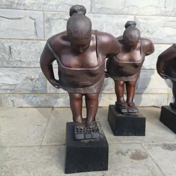 fat woman figurine