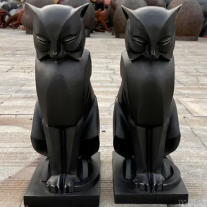 sitting cat statue